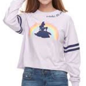 Disney “The Little Mermaid” Crop Tee